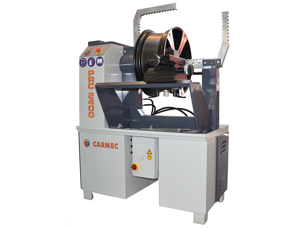 RIM STRAIGHTENING MACHINE WITH LATHE