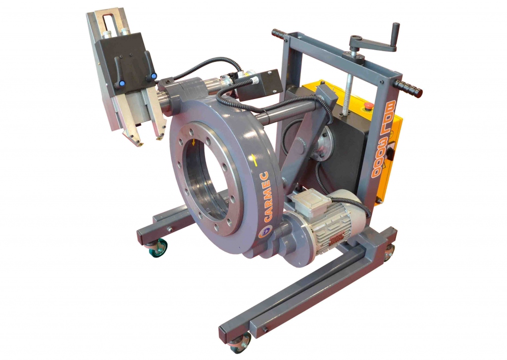 ON-THE-TRUCK BRAKE DISC LATHE SINGLE PHASE WITH INVERTER AND ADJUSTABLE ROTATION SPEED